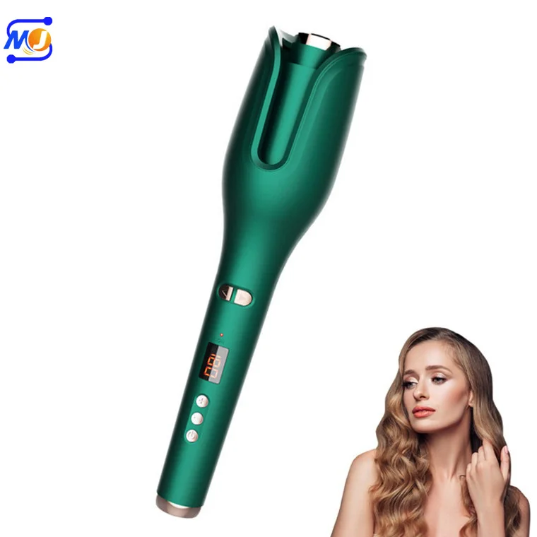 Zkagile Larage Wave Hair Curler Easy Use Salon Lcd Display Electric Hair Styler Curler Styling Tool Automatic Rotating Hair Curl