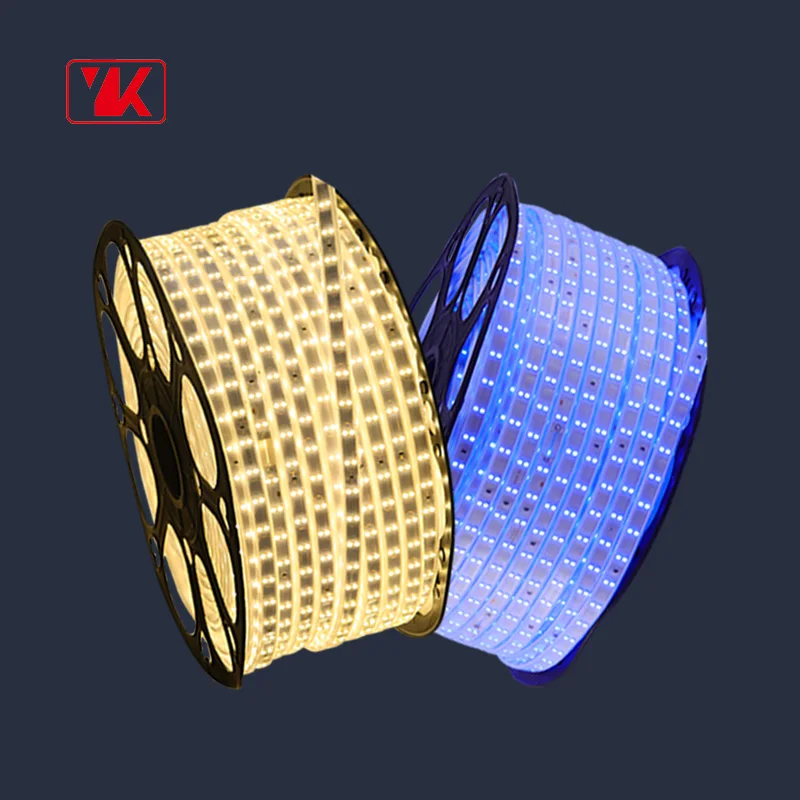 Hot Sales Indoor LED Strips Light 220v High Voltage LED Soft Rope Strip Lights 100M Or 50m Per Roll LED Strips Light
