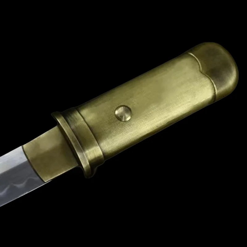 Customized All Copper Used Multifunctional Short Knife T10 Steel Cladding Burner Blade Collection by Chinese Factory