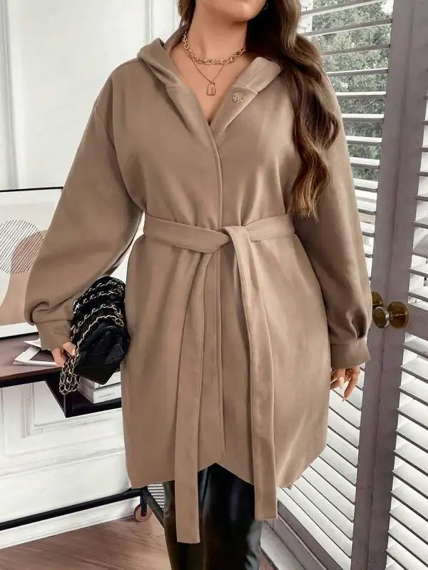 2023 Autumn and Winter Amazon Hot Online Red Plaid Woolen Coats Womens New High Quality Medium Length Plaid Coat Jackets