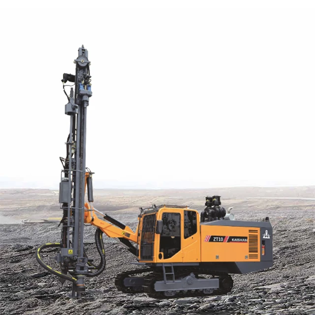 blasting surface open pit drilling rig granite quarry rock blasting mini drill rig