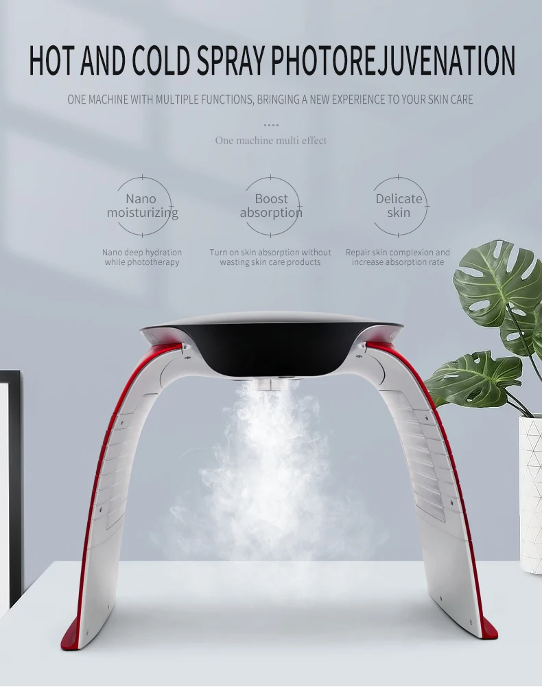 Dropshipping Led Pdt Spectrometer Beauty Salon Skin Moisturizing Multifunctional Photon Rejuvenation Instrument