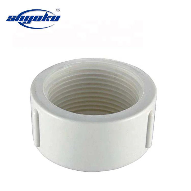 Plumbing Pipe Fittings PVC Pipe Threaded End Cap