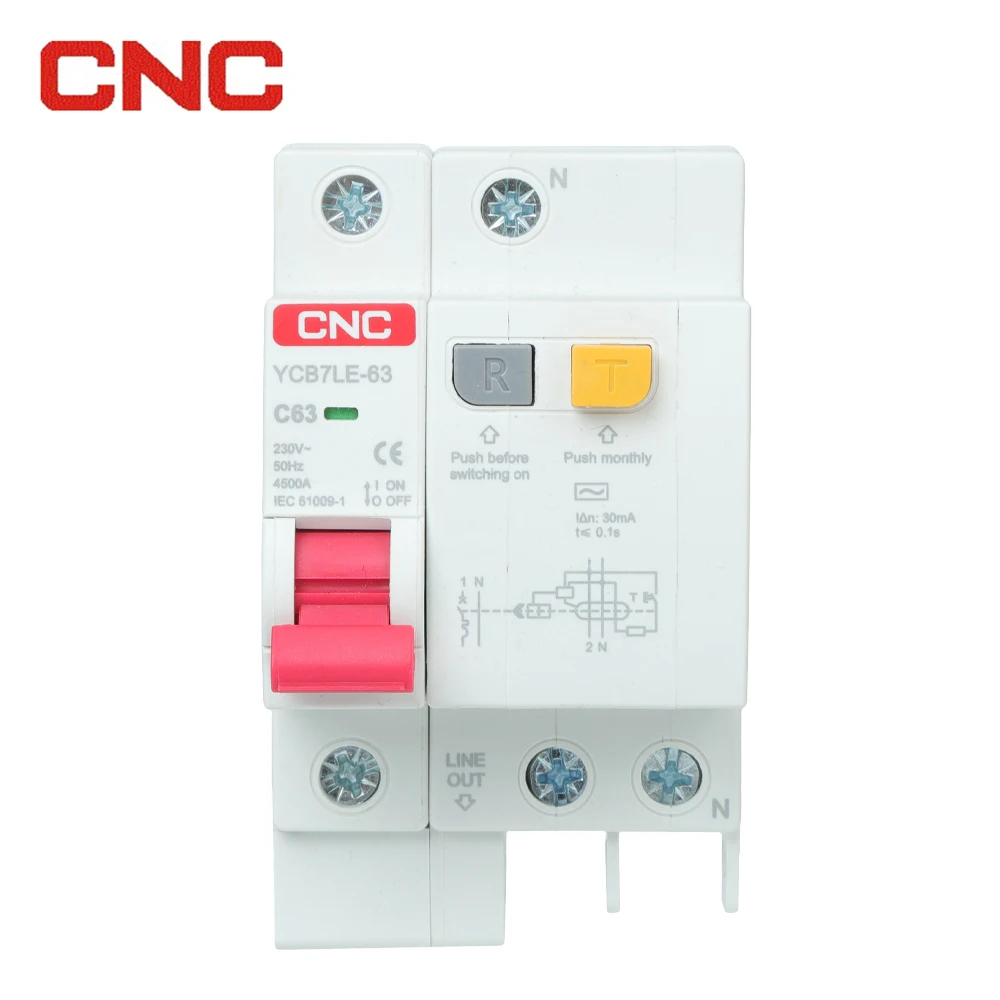 Elcb mcb mini earth leakage circuit breaker mccb rccb rcd rcbo 1P 2P 3P 4P
