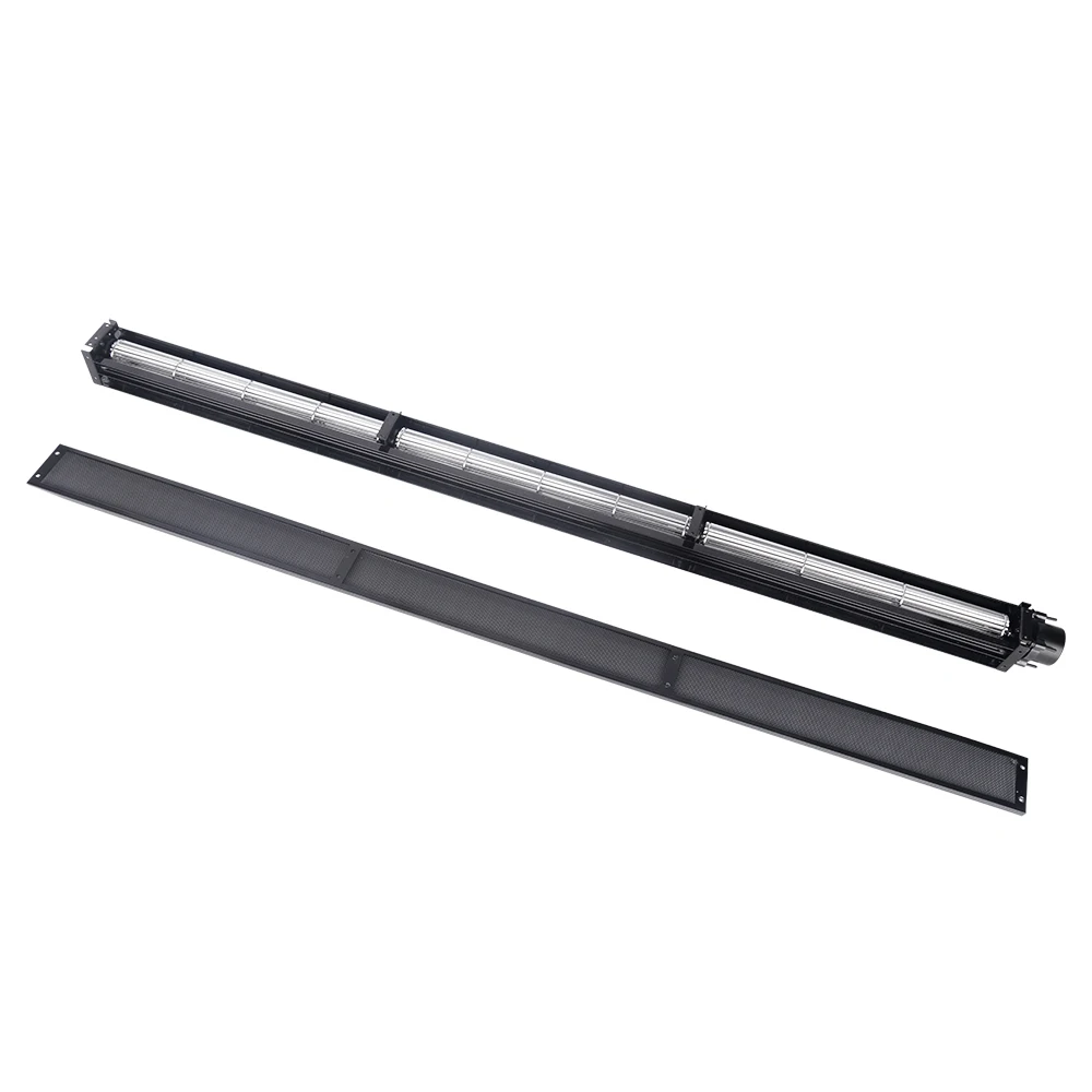 PWM 0~10V 12v dc tangential fan ultra quite 12v cross flow fan with brushless BLDC motor for HVAC floor under warmth