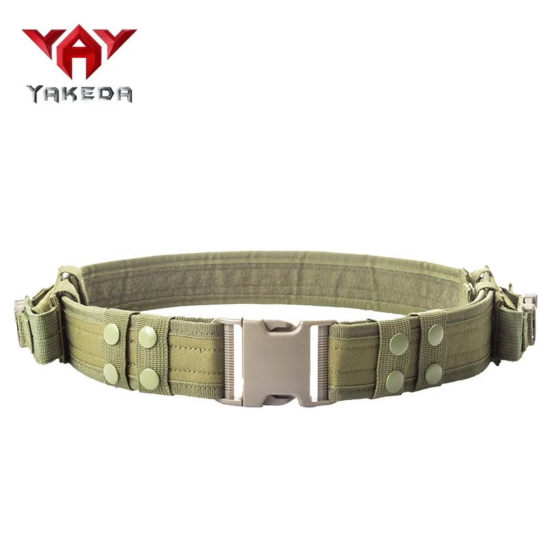 YAKEDA outdoor hunting duty belt black tactical utility belt with pouch tactical equipment