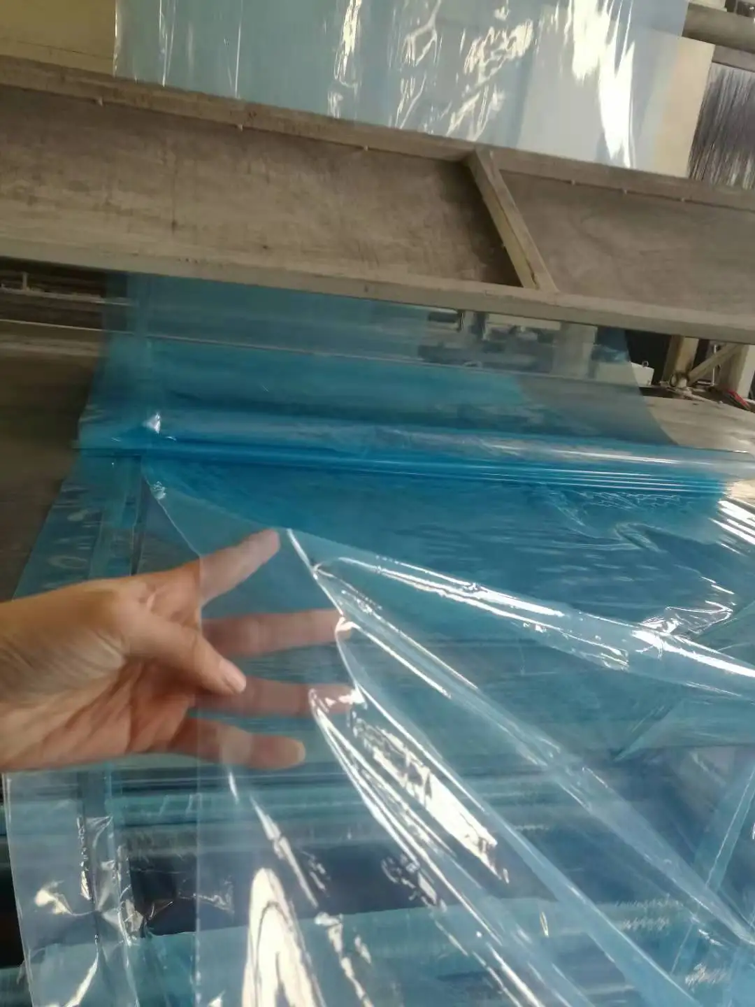 greenhouse transparent multi PE cover film 150 micron UV treated blue greenhouse film plastic film