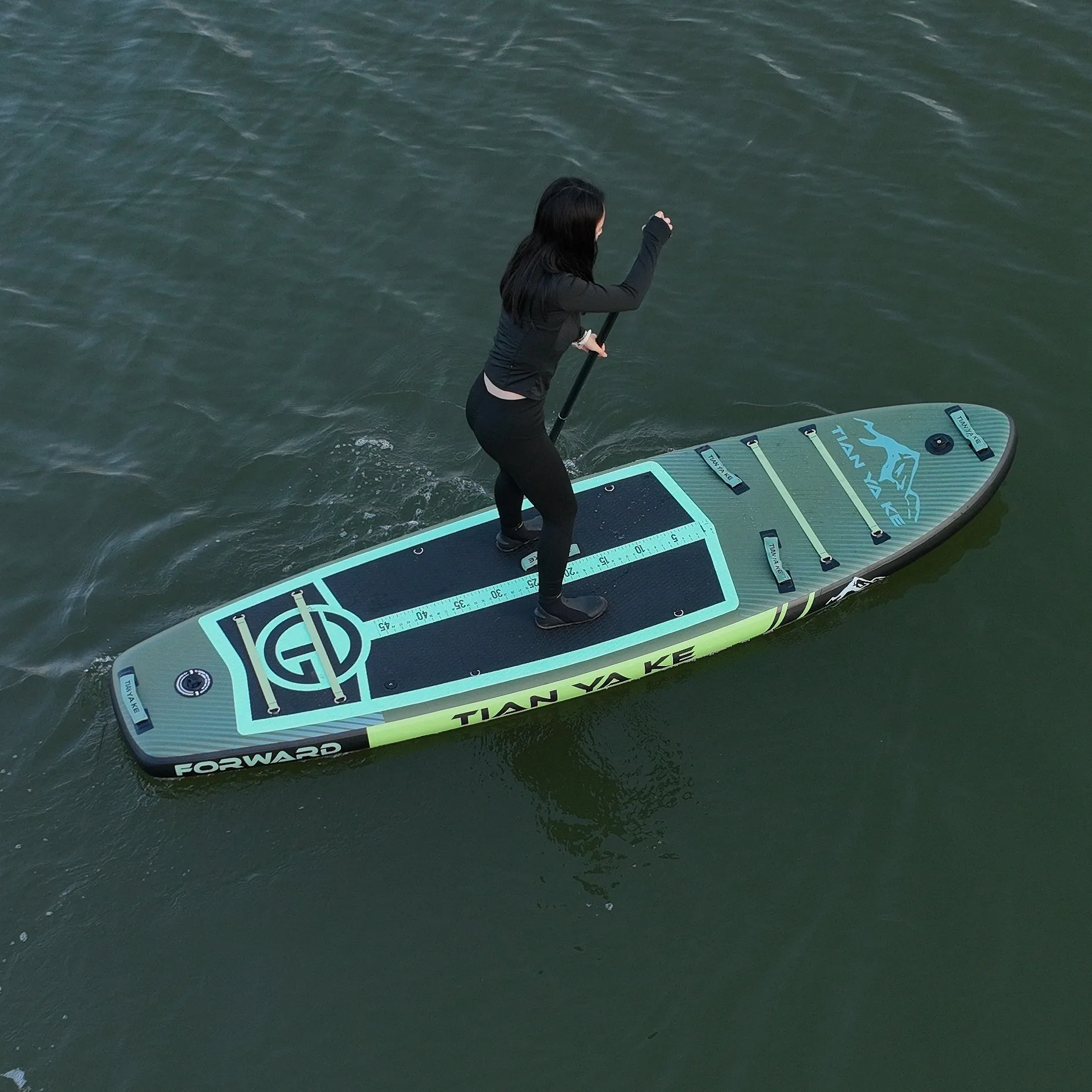 In stock fishing board Inflatable stand up paddle board rescue boards surfboard for fishing and surfing