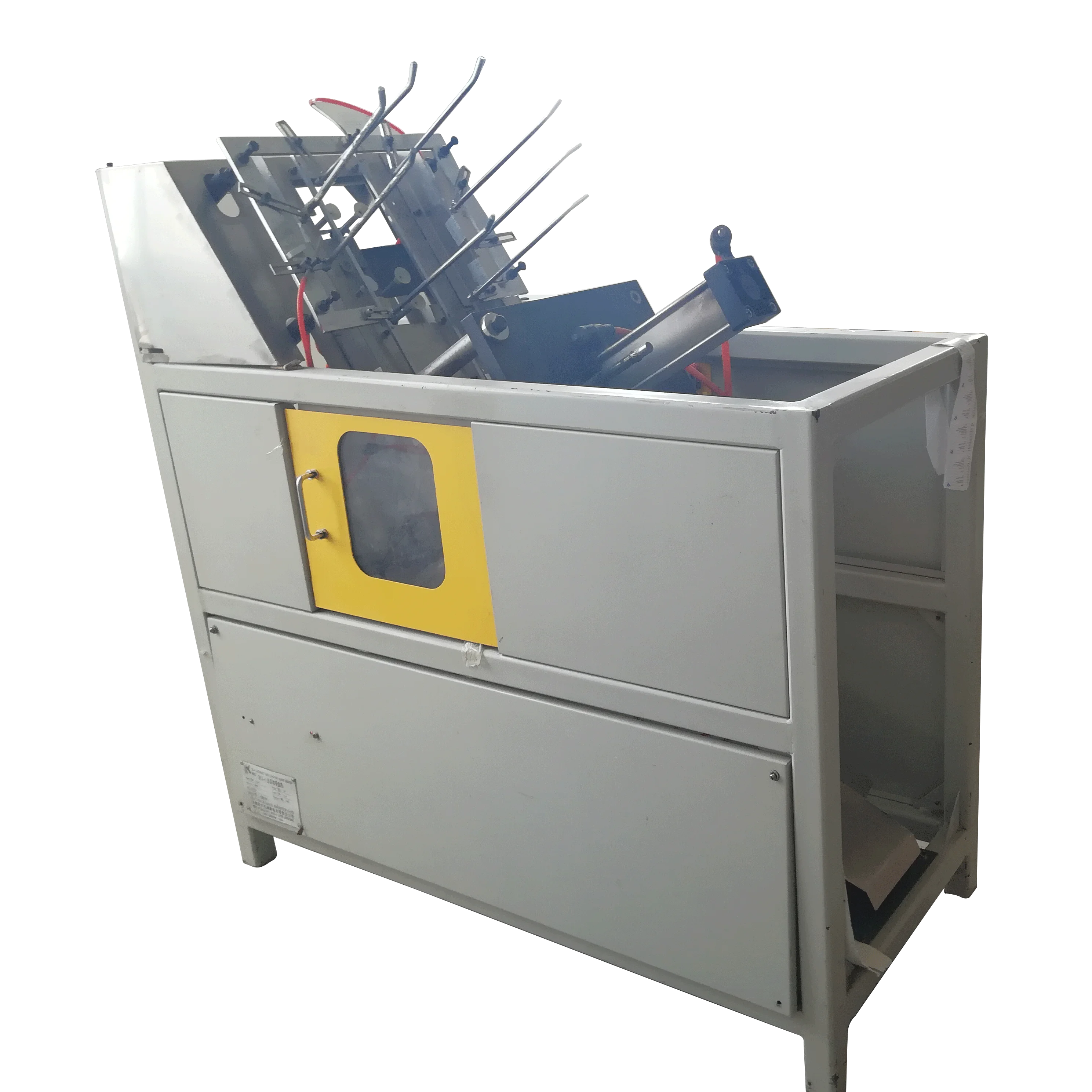 fully automatic paper lunch  box making machine with heat sealing