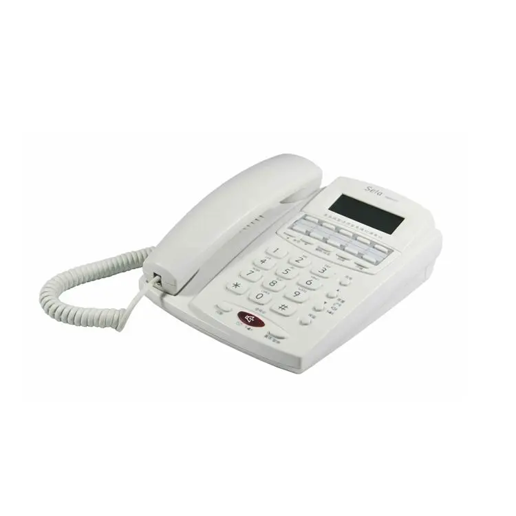 Cordless support landline old telephone with big button suitable for front desk and hotel