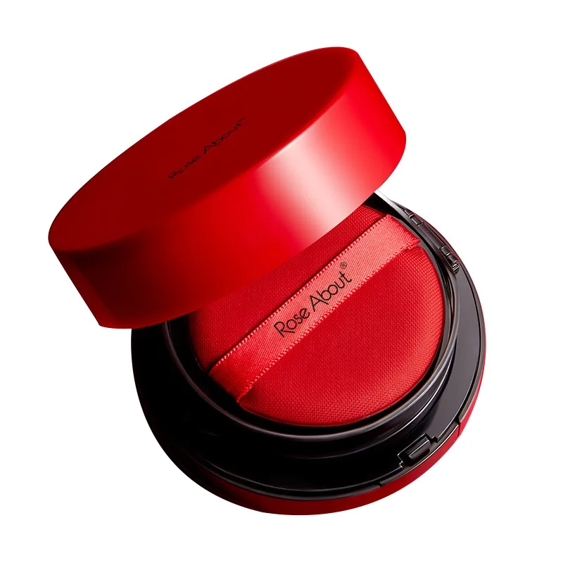 Cosmetics private label high quality waterproof pressed powder air cushion bb cc cream 2in1 makeup Foundation With Mirror