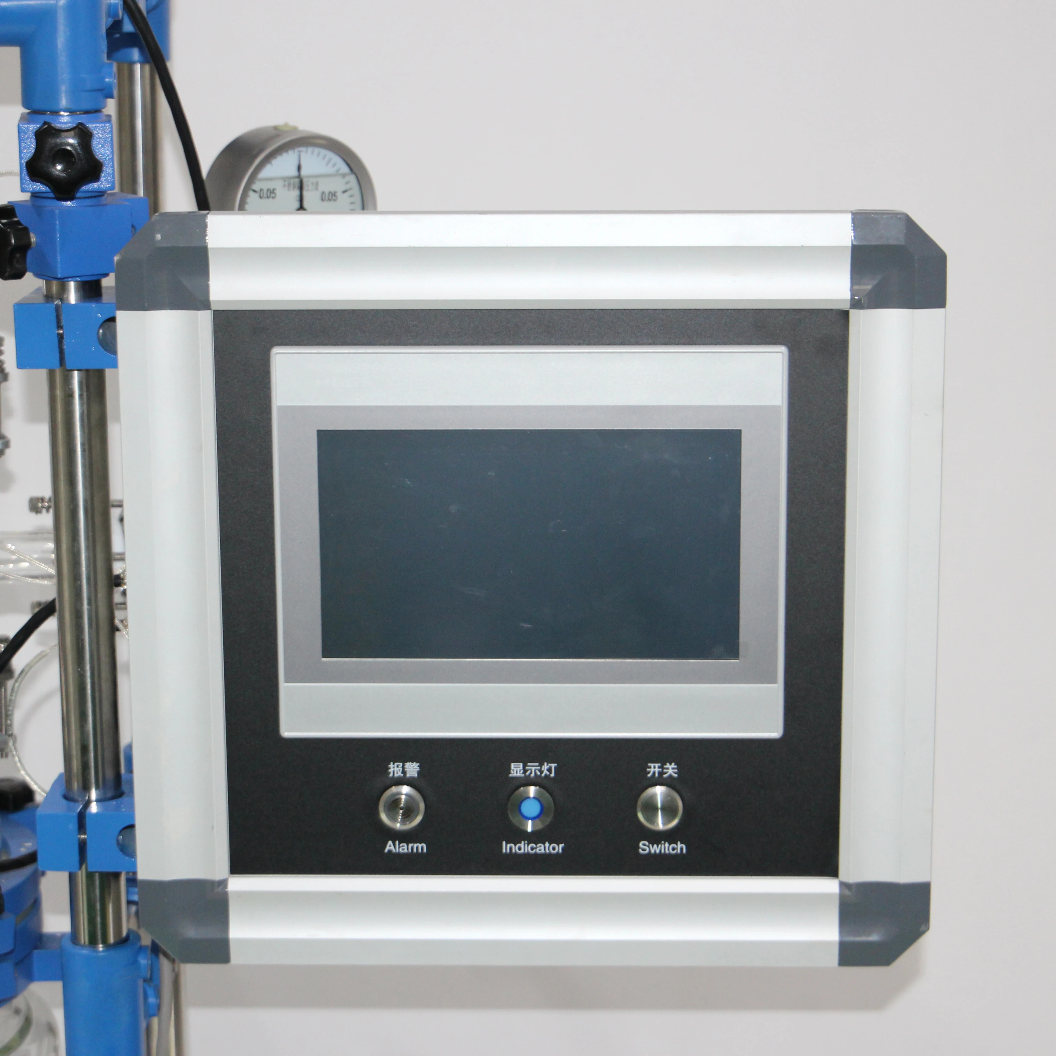 high borosilicate glass laboratory chemical glass reactor system