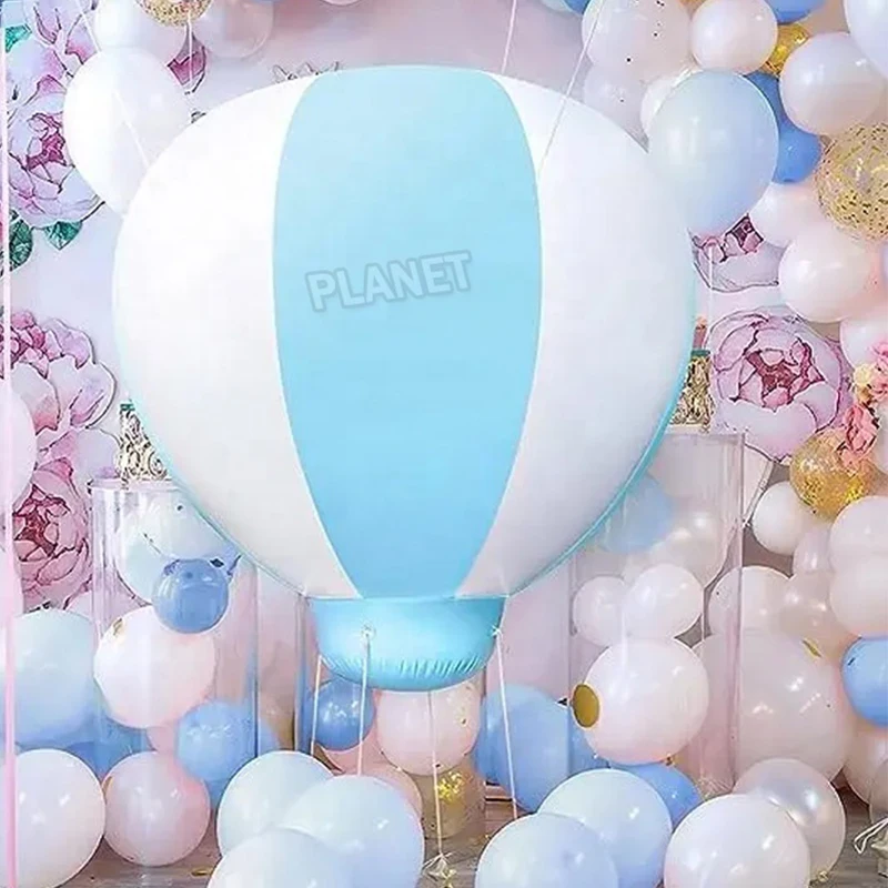 Outdoor Party Inflatable Hanging Balloon PVC Half Inflatable Hot Air Balloon Hanging For Decoration