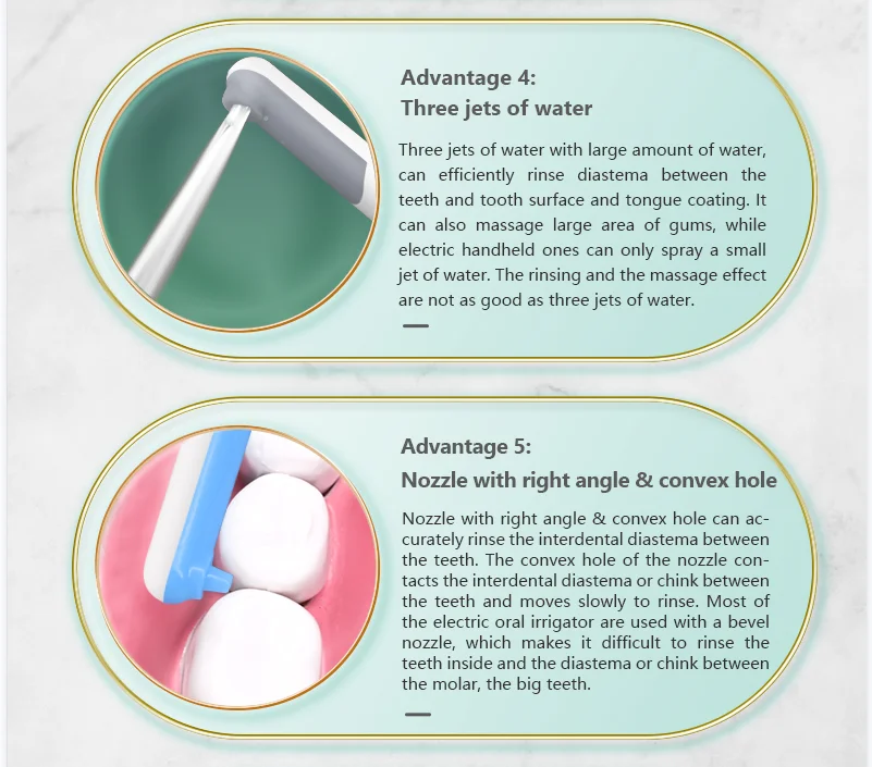 Waterpik Cordless Water Flosser Rechargeable Portable Oral Irrigator for Travel Home Soft Waterproof Usb Power Item Battery Tank