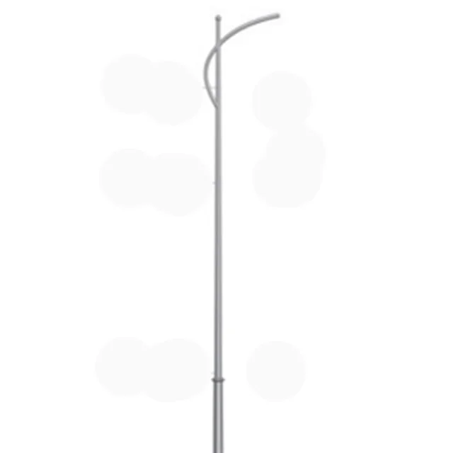 Pole Lighting Single And Double Arm 8 Meter Height Street Light Pole Galvanized