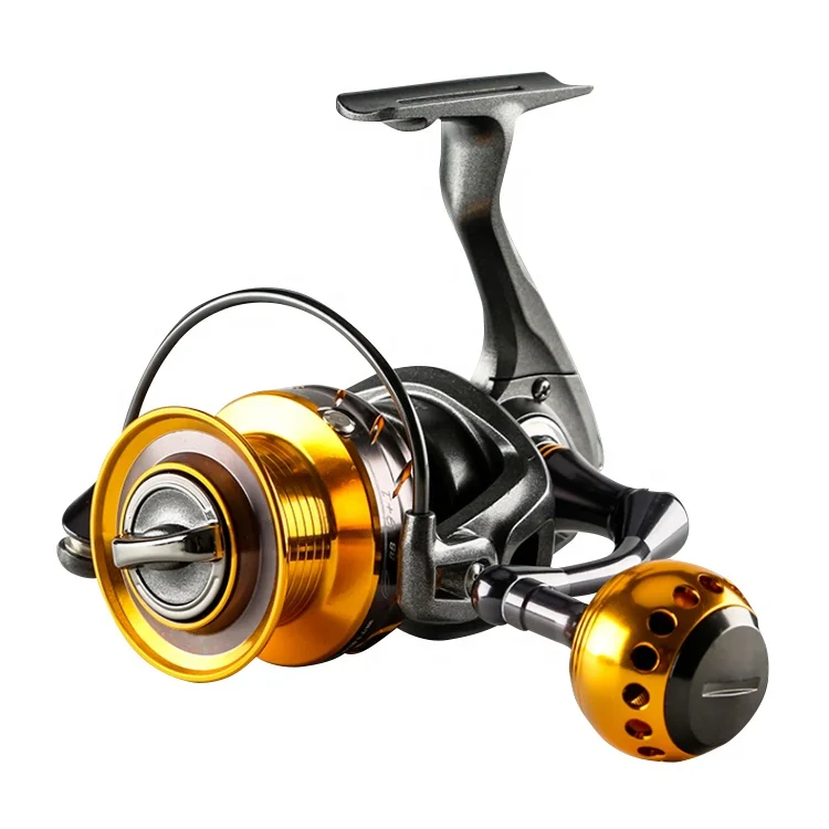 NewBility Fishing Reel Pike Black Red Spinning reel Handle Line Spool Saltwater Fishing Accessories