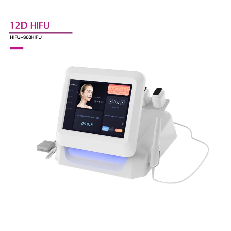 Newangie cartridges 20000 shots 1 warranty hifu 7d machine portable face lifting mini hifu beauty machine home use
