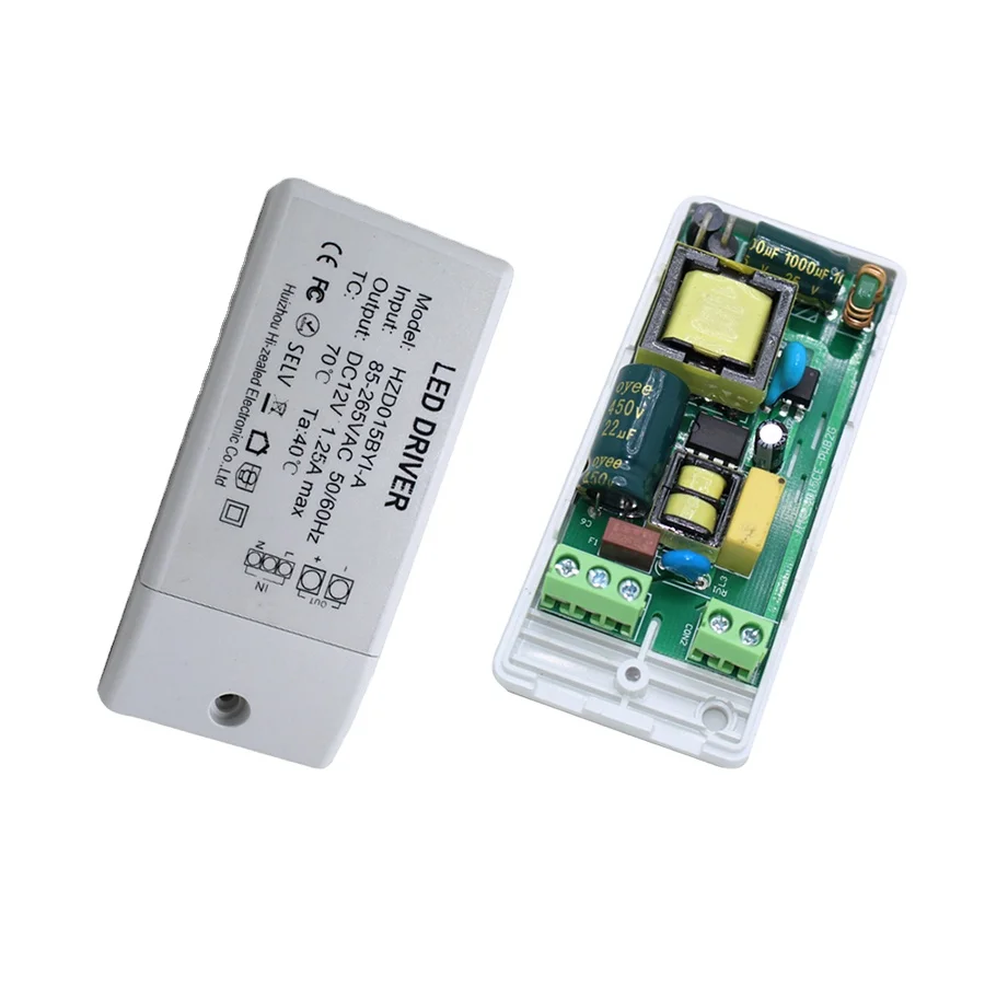 Драйвер светодиодной ленты с регулируемой яркостью, 12 Вольт, 500 мА, 1000 мА, 1250 мА постоянного напряжения, драйвер подсветки
