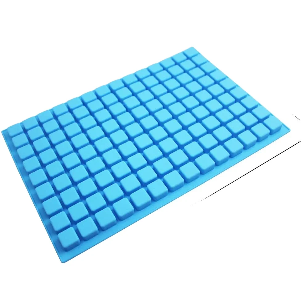 126 Cavity Silicone Chocolate mold  Mini Square Mold for Chocolate Gummy Ice Cube Jelly Truffles Pralines Caramels