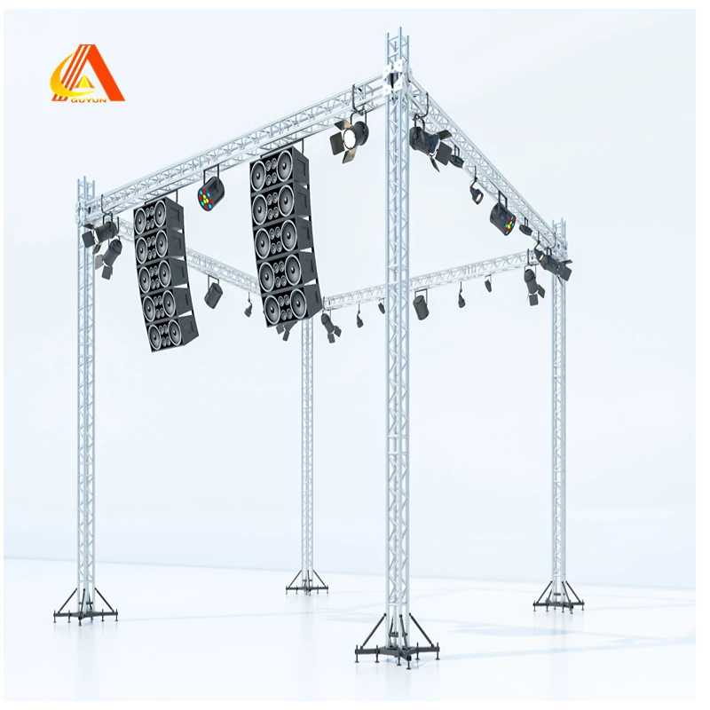 Factory Price Aluminum Outdoor Event Stage Truss System Concert Roof Truss For Hanging Speakers LED Displays