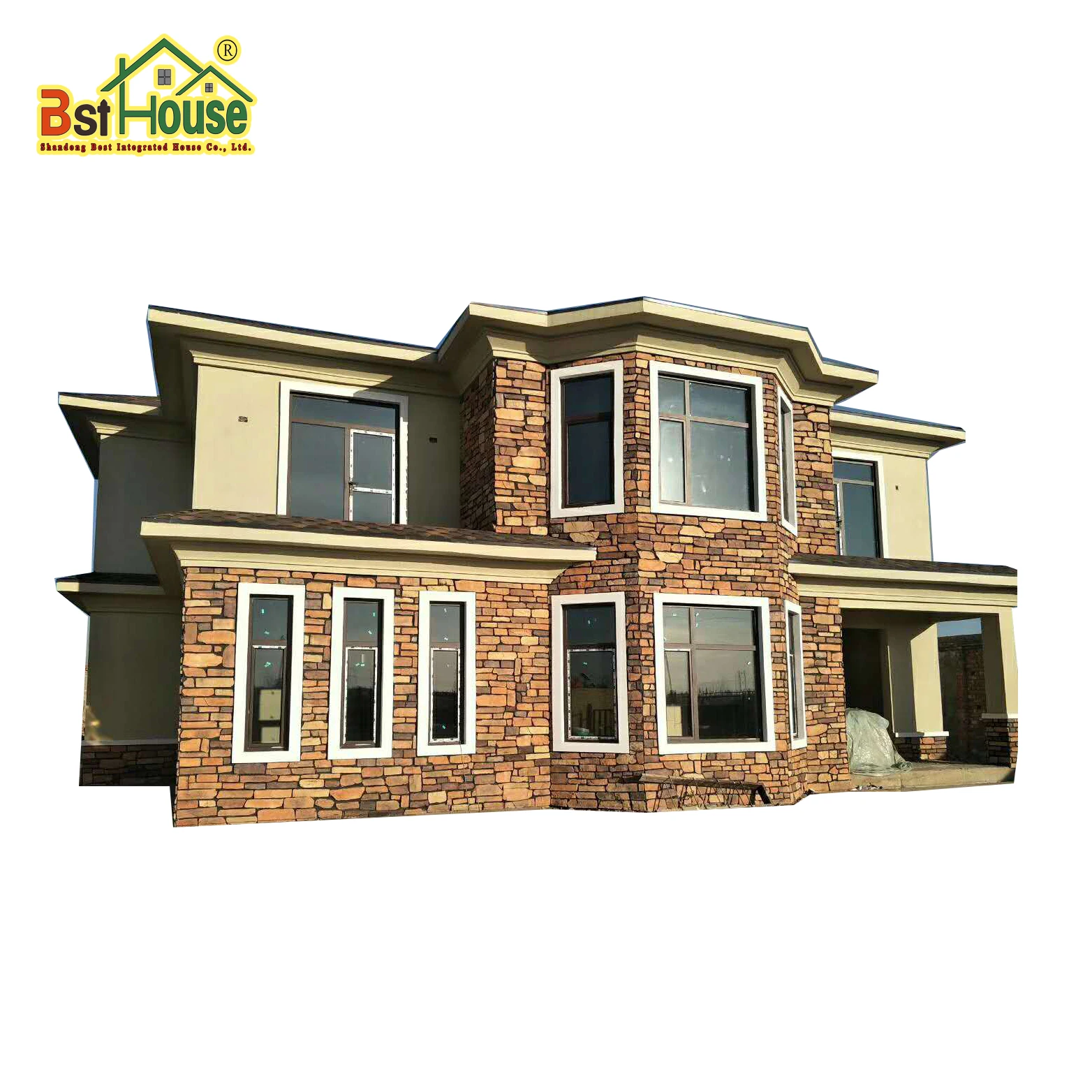 Modern Style Simple Villa Popular With Young People Low Cost Prefabricated Light Steel Villa Prefab House Room