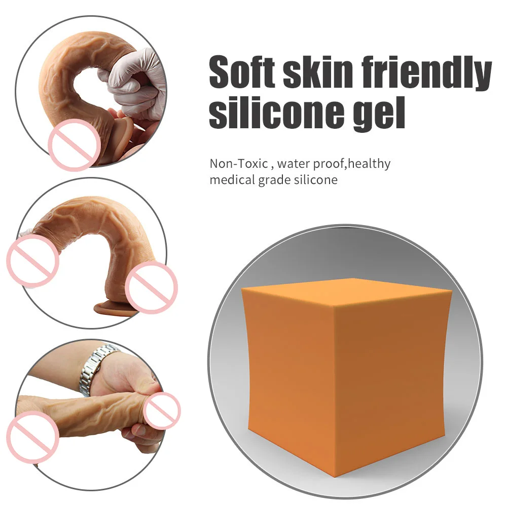 Realistic Dildo Powerful Vibrator Sex Toys for Women silicone dildo Rotating vibrating G Spot