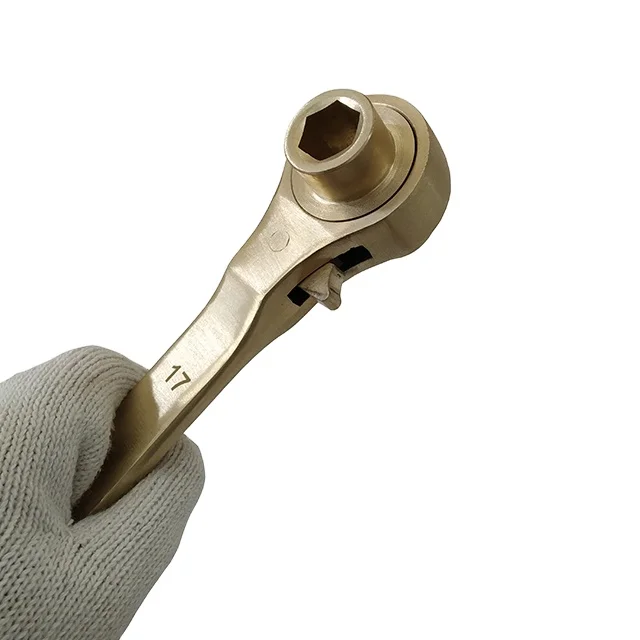 Non sparking construction ratchet wrench