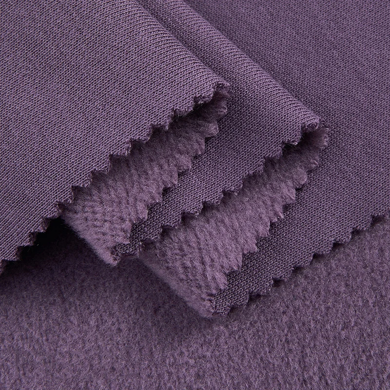 Best-selling Hoodie Fabric Material Wool Sherpa Fleece for Blanket Hoodies 400gsm Cotton