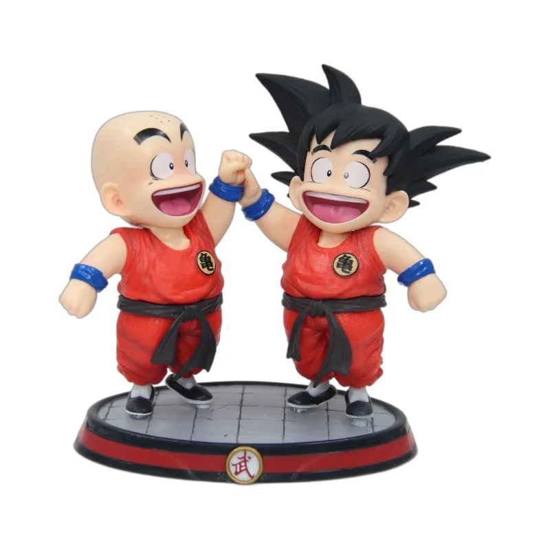 Wholesale Anime 15cm Japan anime figure PVC Resin boxed model kids Toys Dragon Balls Childhood Goku Kuririn action figures