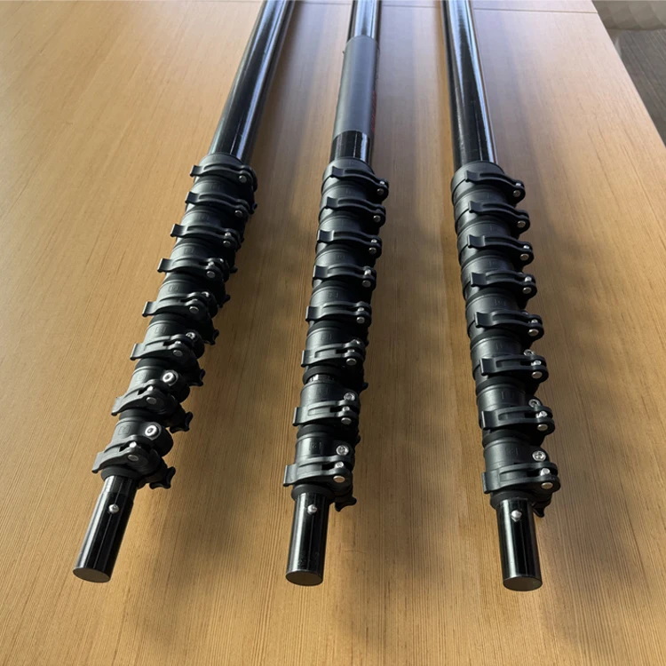 Custom Carbon Fiber Telescopic Tube for Water Safety 6M 15M 18M 21M Length for Palm Oil Harvesting with Locking Mechanism