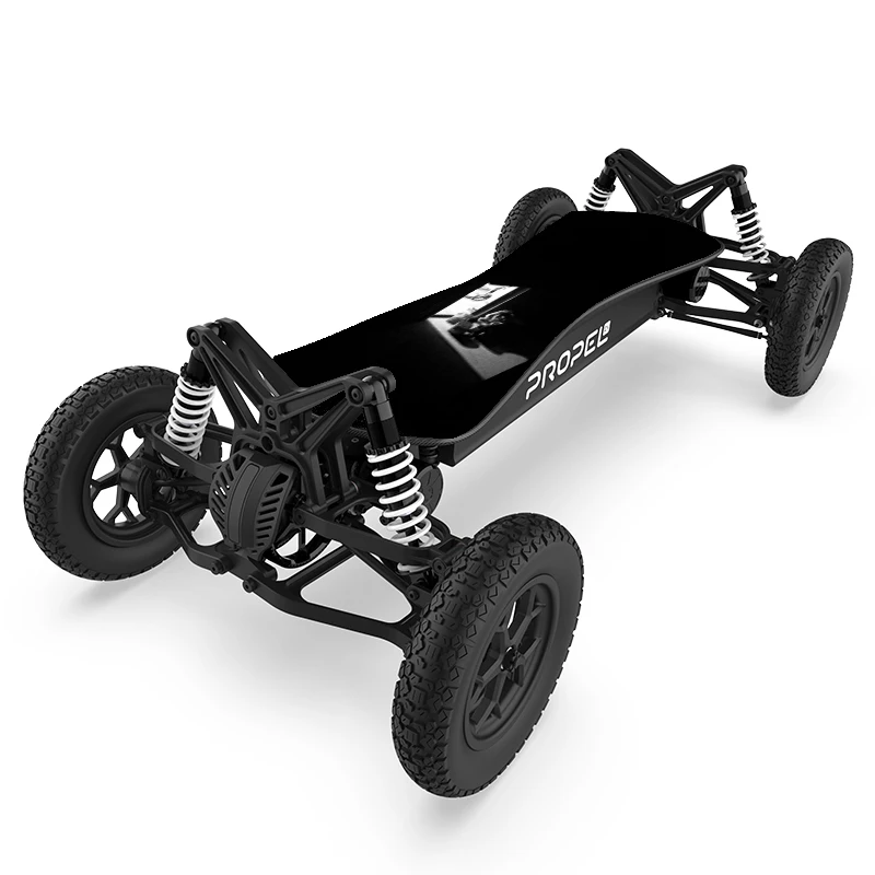 Новый тренд, четырехколесный Электрический скейтборд PROPEL EV 4WD, бесвоздушный, с двигателем 60 в