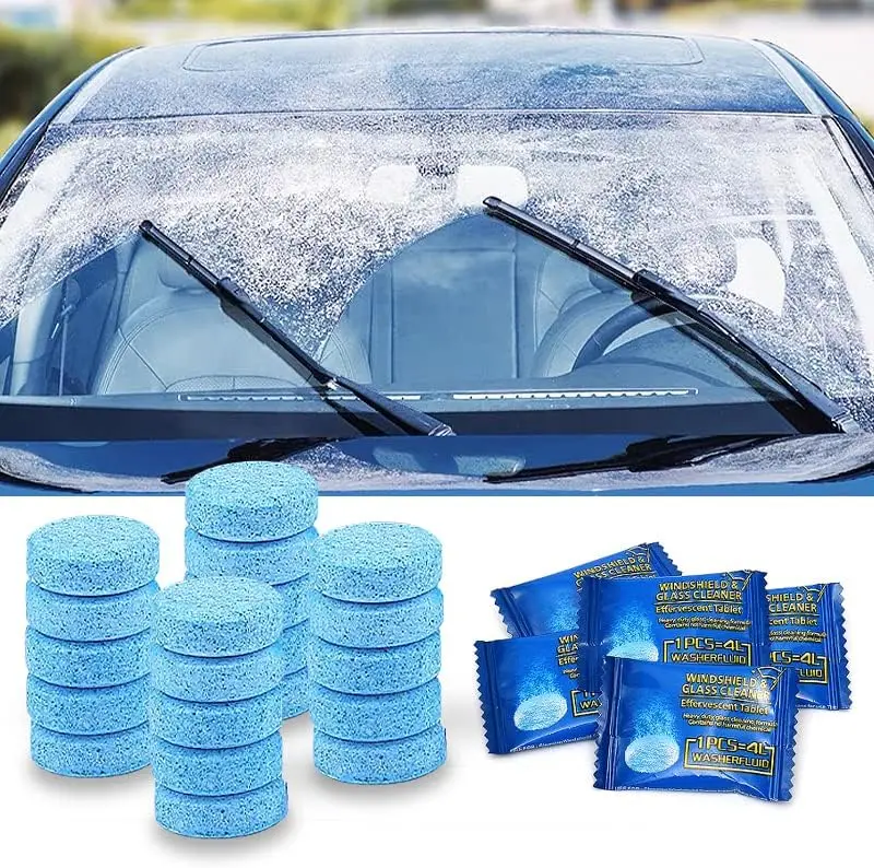 QEEPEI All Seasons Glass Cleaner Concentrate Car Windshield Wiper Fluid Screenwash Tablets cleaning for family