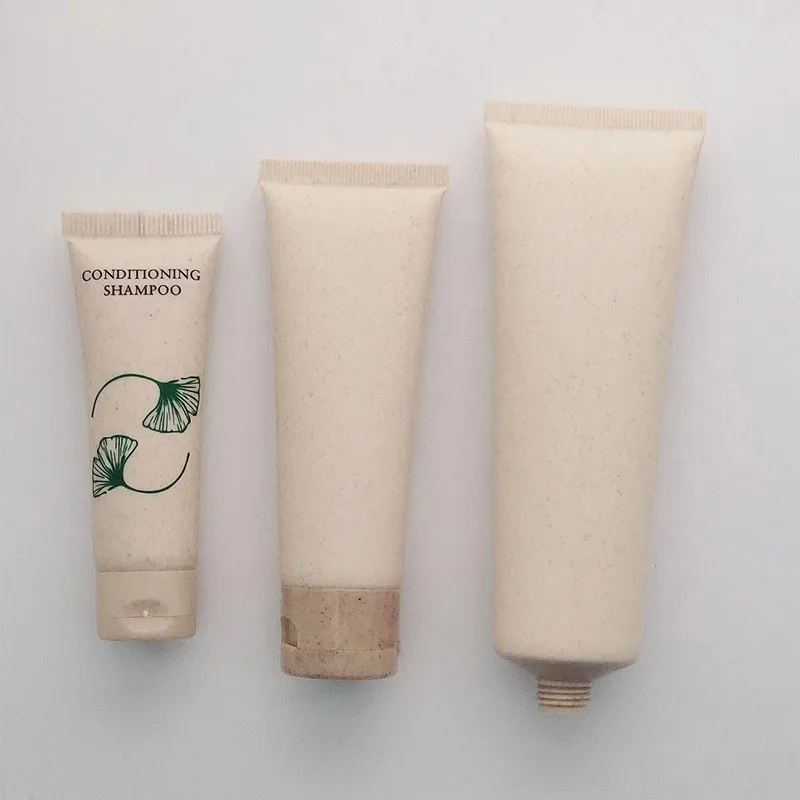 Eco Friendly Biodegradable Material Wheat Straw Tubes Packaging
