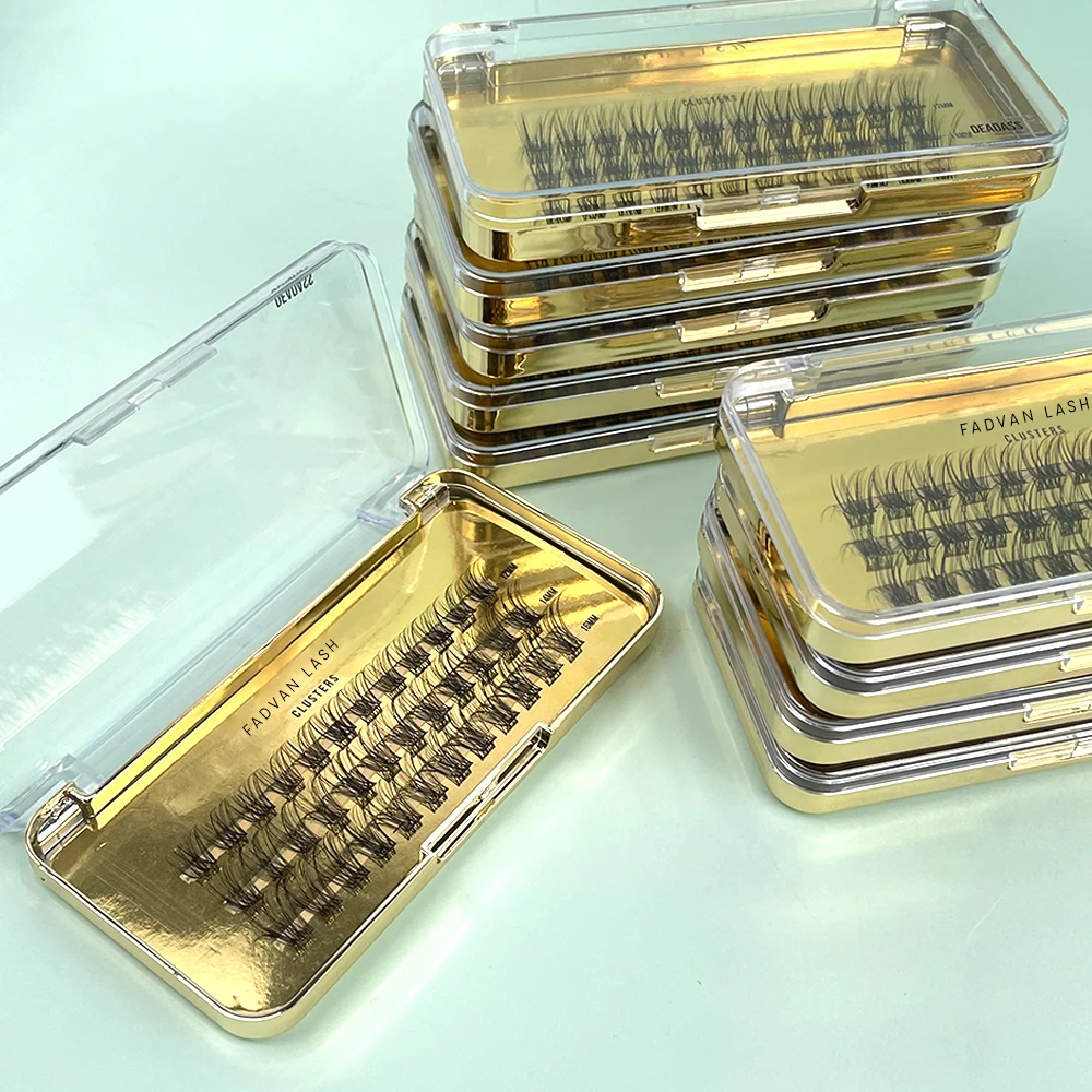 Handmade Natural 20D 30D 40D Faux Mink Diy Eyelash Extension Diy Clusters Lashes Self Grafting Eyelash Extension