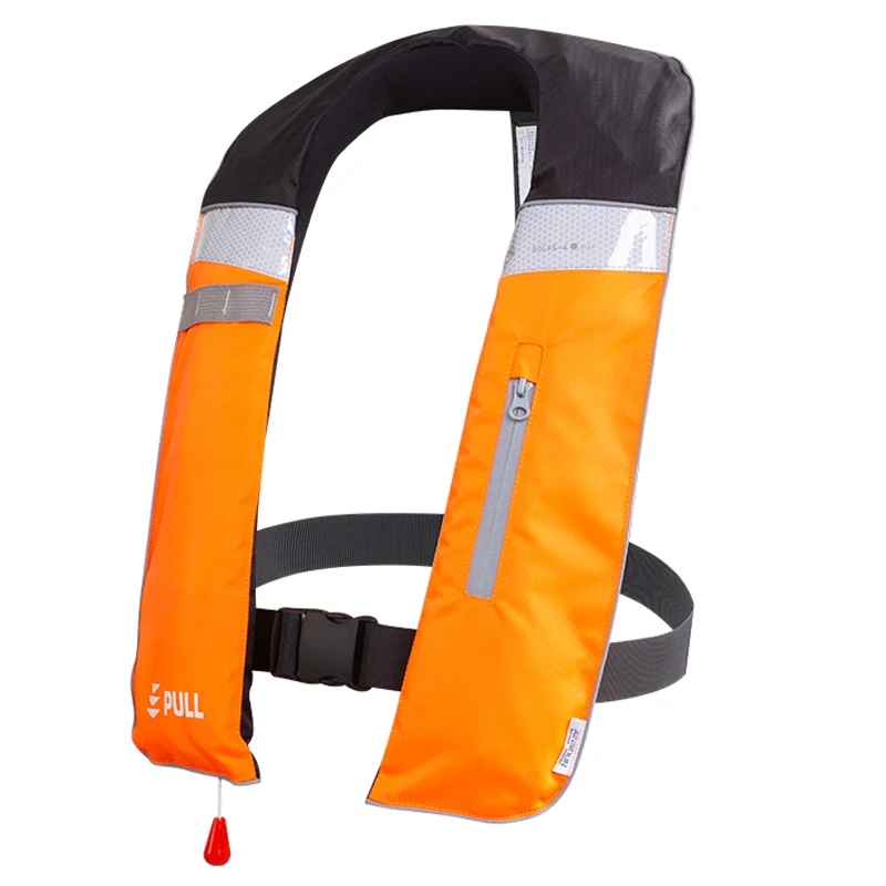 Взрослая Автоматическая надувные спасательные жилеты oem Морских женское оранжевое спасатель жилет для продажи CQIF-IV-150N