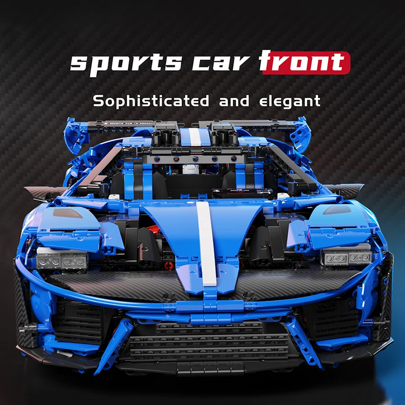 Конструктор MOYU RC 1/8 спортивный автомобиль MOC кирпичные автомобили строительные блоки игрушечный набор