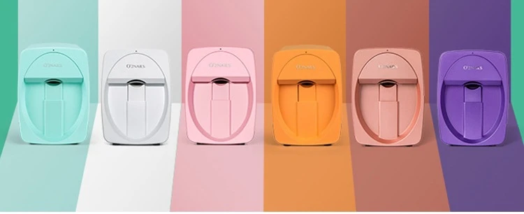 Newest Nails Printer 3d Digital Art Machine Price Printer portable automatic nail diy mobile art nail printing machine