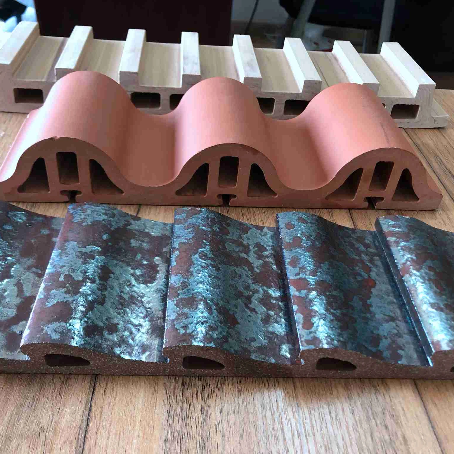 Factory Direct Sales Ripple Terracotta Panel House Feature Wall Panels Decorative Interior