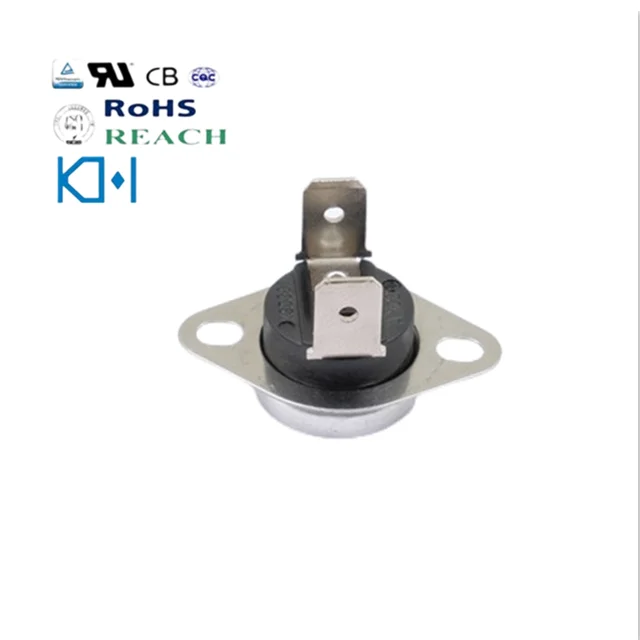 KH Thermal Switch Normally Open Temperture Switch 125V 80 Degree Thermostat Differential Resettable