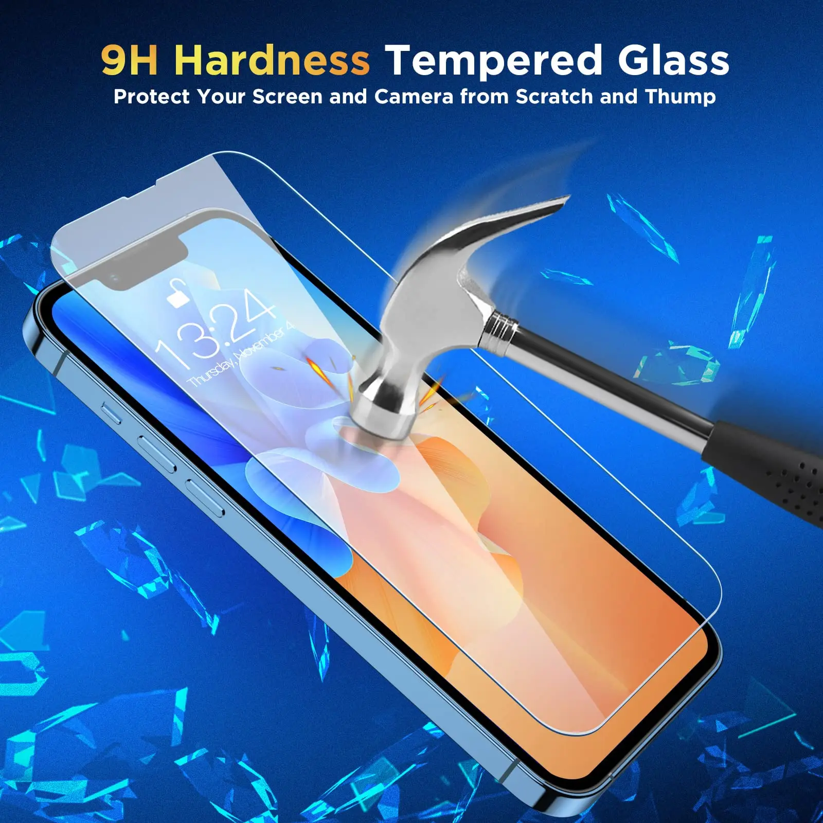 New Arrival Wholesale Tempered Glass Screen Protector for iPhone 15 14 13 Pro Max 2.5D 9H Mobile Phone Lens Camera Protector