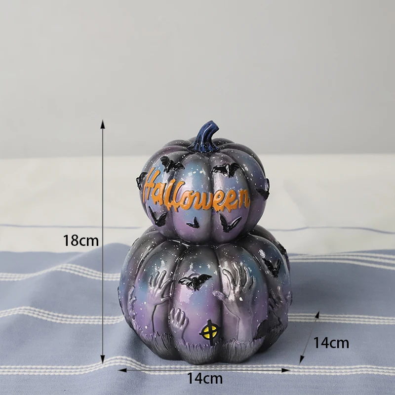 Redeco OEM Halloween Pumpkin Sculpture Holiday Decoration Resin Craft For Decor