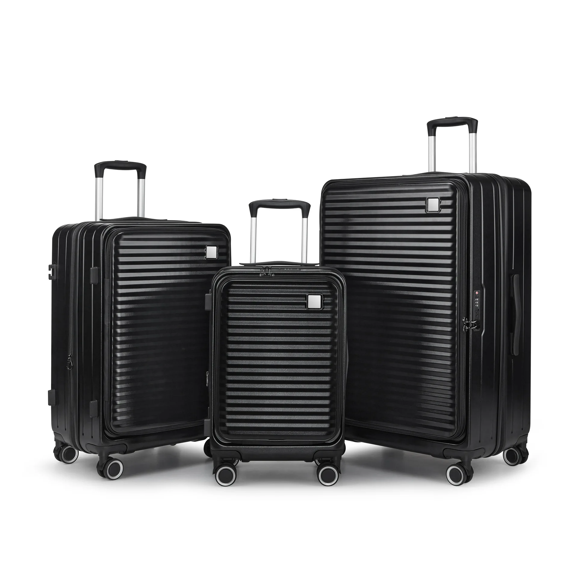 Multi functional 20 24 28 inch front opening side opening luggage compartment trolley box, student,superior female boarding case