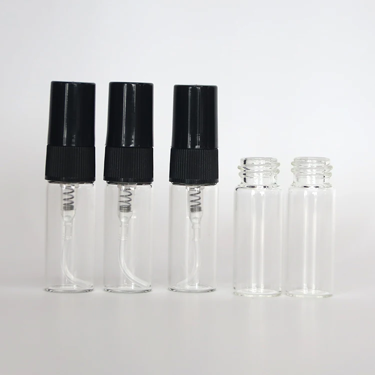 Factory sale cheap price mini perfume glass bottle with plastic spray cap