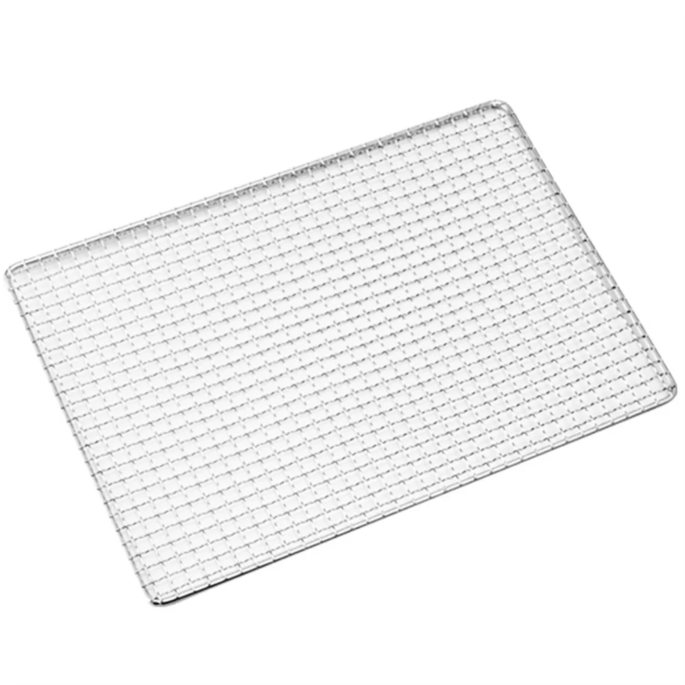 Non-stick Net Round Wire Mesh Bbq Fish Grill Stainless Steel For Roasting Meat