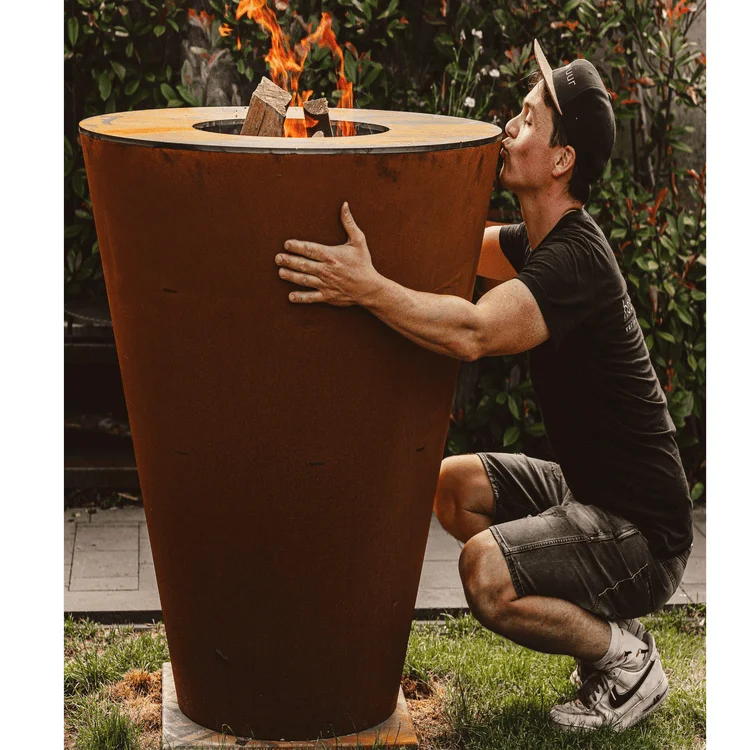 barrel shape heavy duty griller barbecu charcoal grill american portable outdoor bbq grill rack