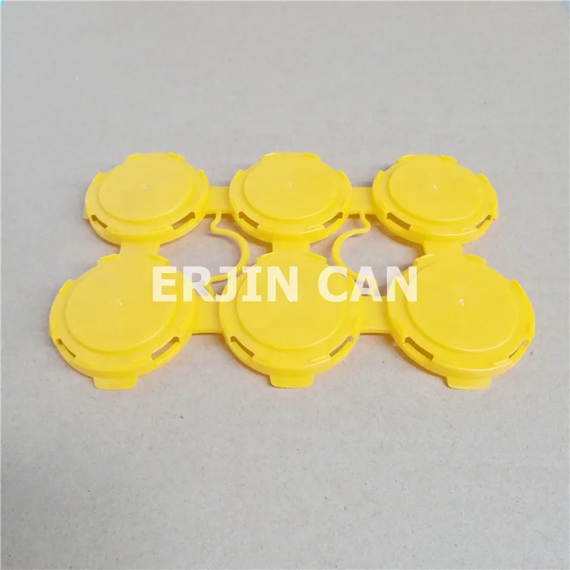 custom 4 pack 6 Pack six pack Plastic beverage can Holder portable aluminum Beer Can Carrier
