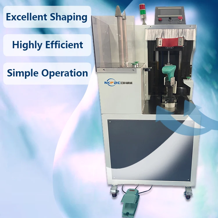 NKPRC RK-3022 PLC Steam Shoe Last Inserting machine with holding function