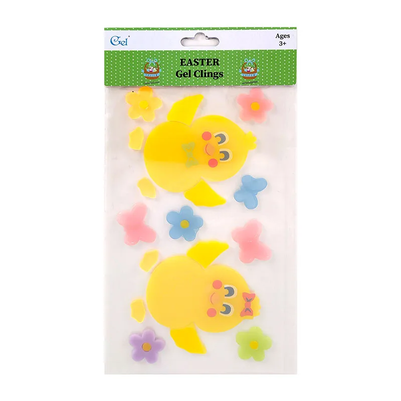 Cute Children Easter Eggs Bunny Parties Funny Graffiti DIY Easter Cartoon Decorative Custom Sticker