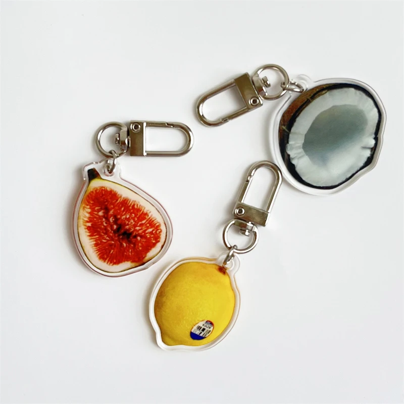 Factory Custom Printed Acrylic Charms Genshin Impact Acrylic Charm Hologram Keychain High Quality Epoxy Key Chain