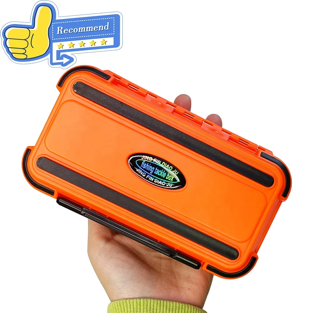 Newbility hot selling 16cm*9cm*5cm  Lure bait Set Accessories Flies  Double Side Fishing Lure Tackle Boxes